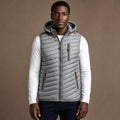 Linford | Puffer Vest Windproof Lightweight Silver – Product Photo