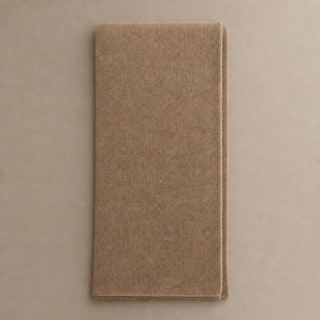 Cashmere Scarf Lightweight Knit Camel – Product Photo