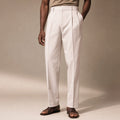 Marden | Pleated Front Trousers Regular Fit Beige – Product Photo