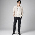 Prizar | Jeans Stretch Cotton Structured Fit Light Black – Product Photo