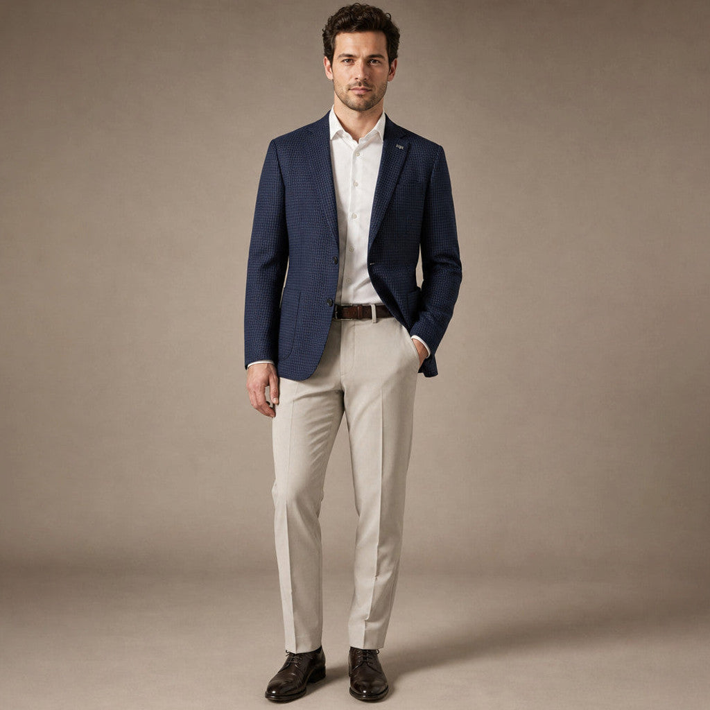Ravensby | Slim Fit Blazer Navy Blue Navy Blue – Full Look