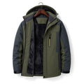 Stanford | Windbreaker Coat Removable Hood Green – Product Photo