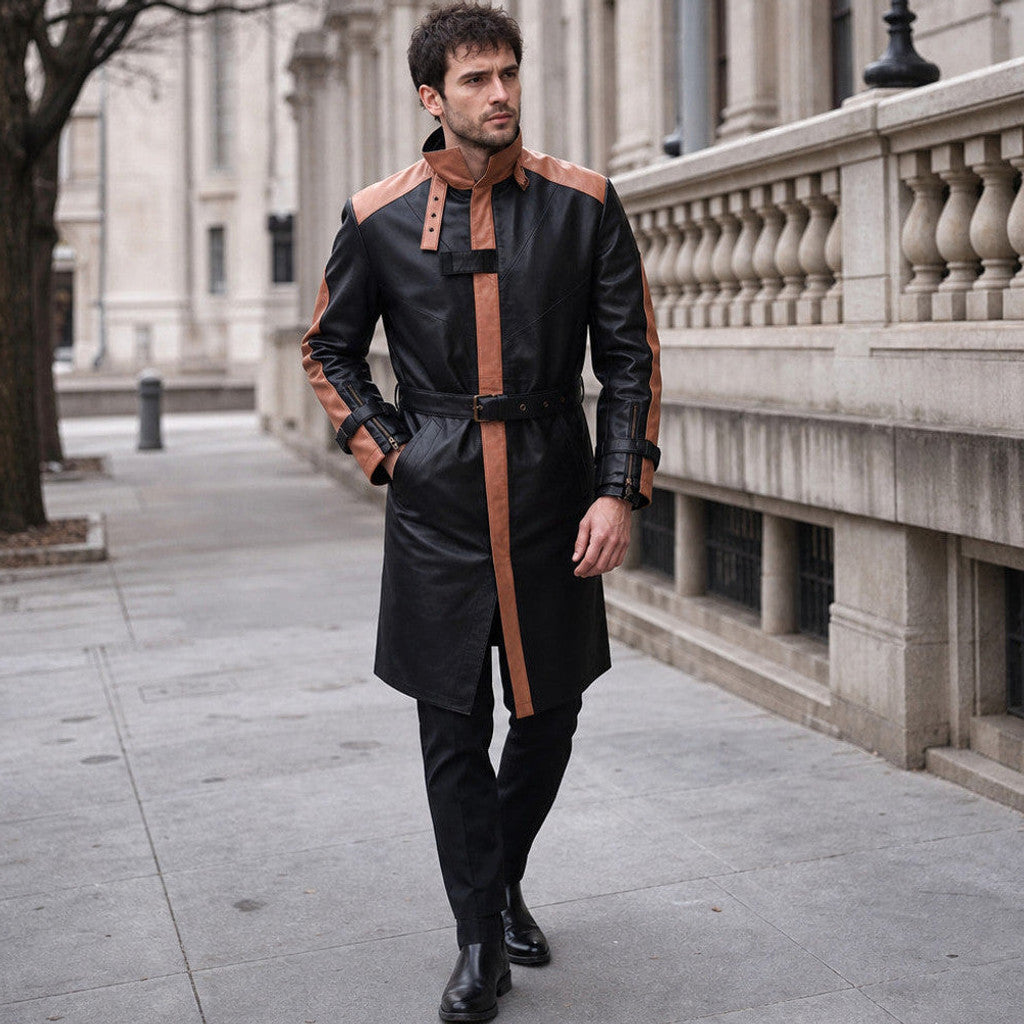 Stanton | Trench Coat Belted Sheepskin – Product Photo