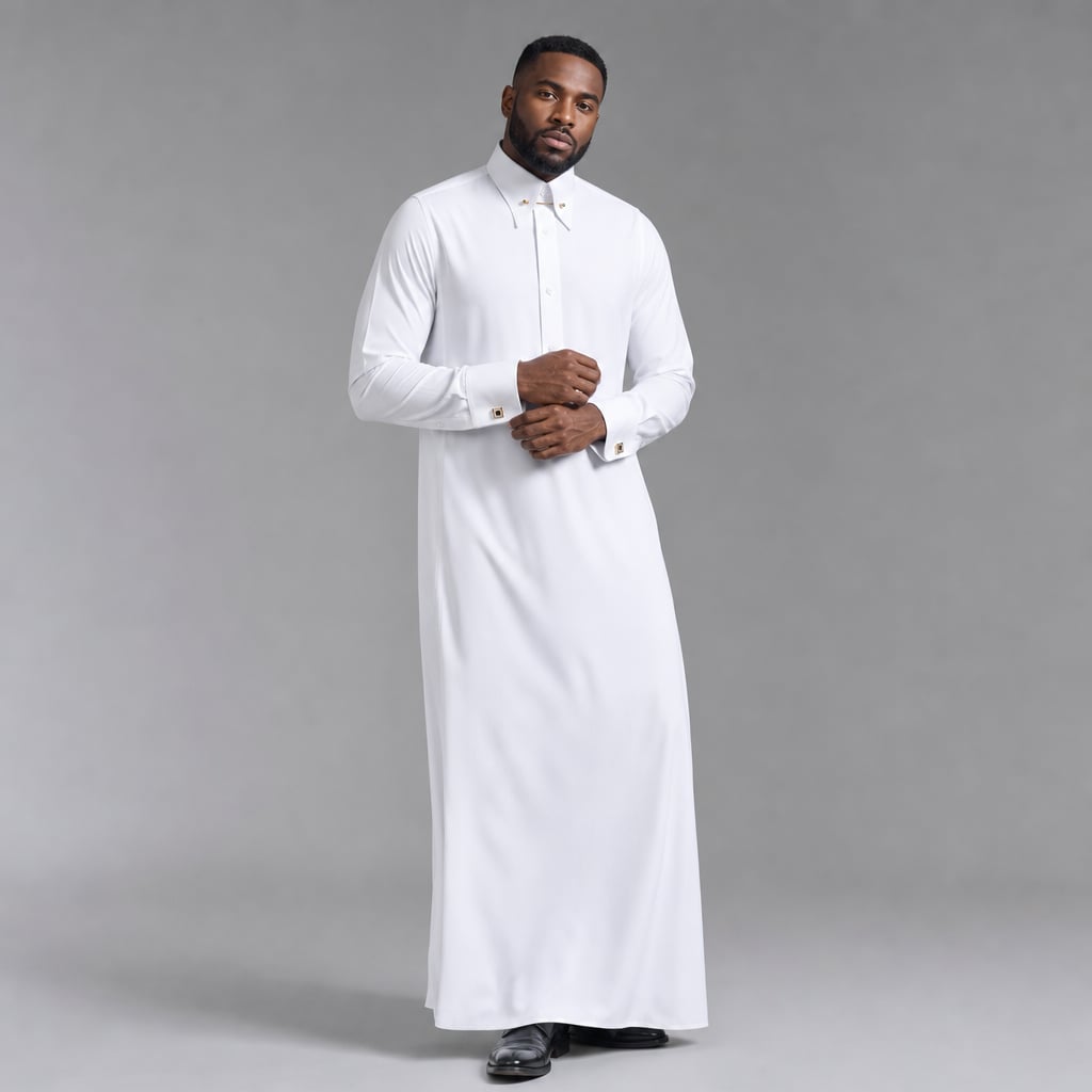 Stravan | Dress Shirt French Cuffs Collar Bar Detail White – Product Photo