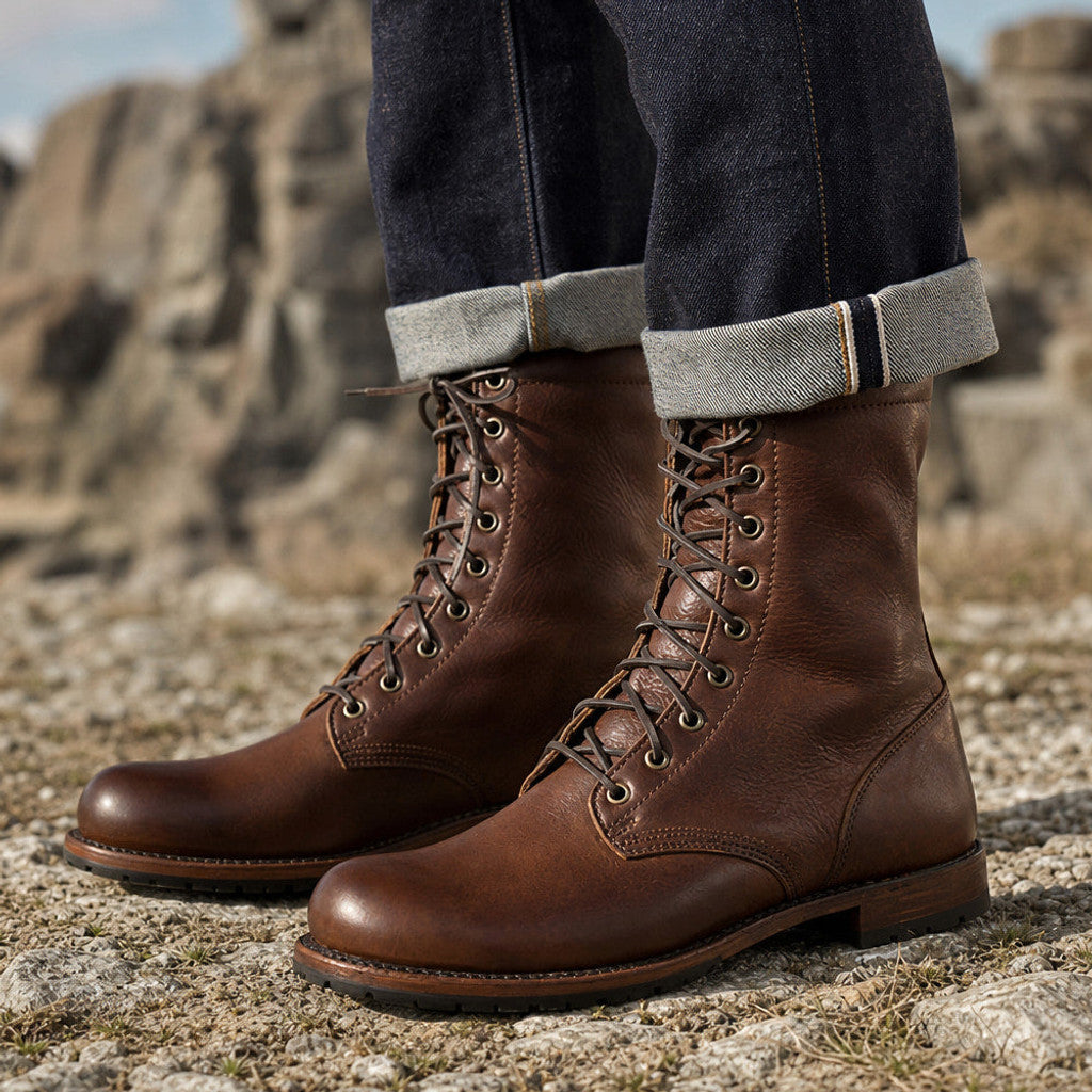Tremayne | Dealer Boots Leather Dark Brown Dark Brown – Full Look