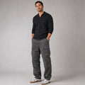 Velnax | Cargo Pants Relaxed Straight-Leg Utility Trouser Gray – Product Photo