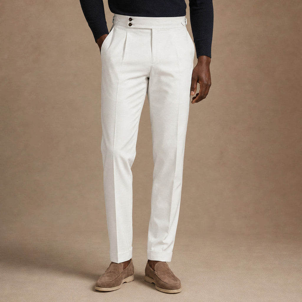 Velton | Dress Trousers Pleated Front Adjustable Waist – Product Photo