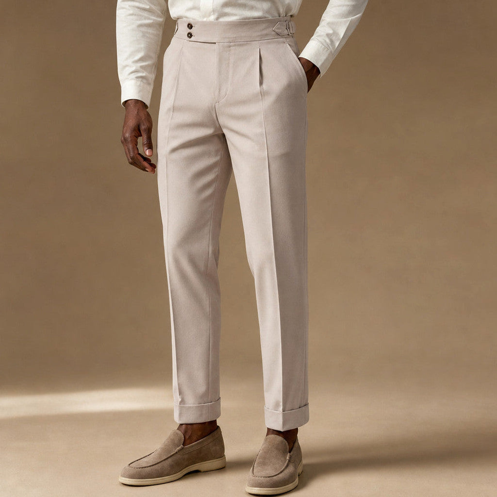 Velton | Dress Trousers Pleated Front Adjustable Waist – Product Photo