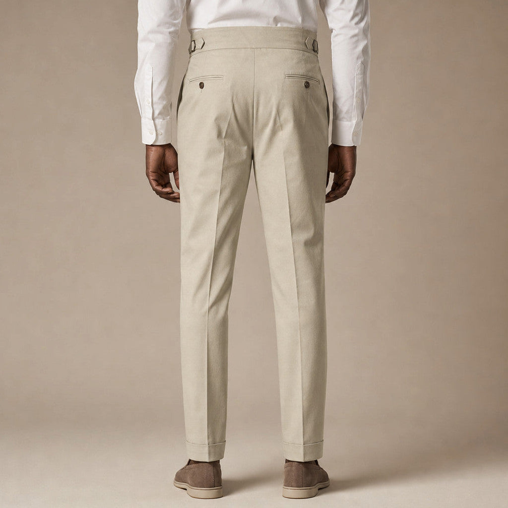 Velton | Dress Trousers Pleated Front Adjustable Waist – Product Photo