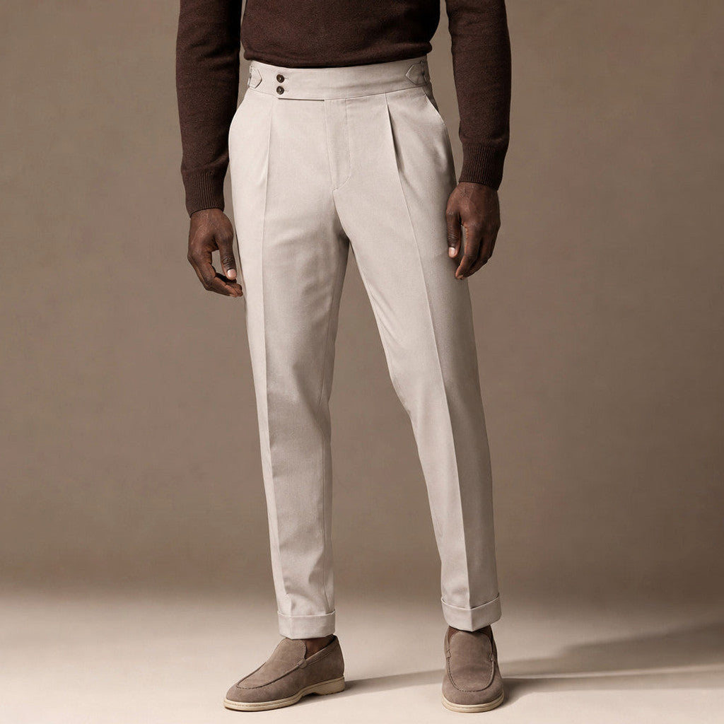 Velton | Dress Trousers Pleated Front Adjustable Waist – Product Photo