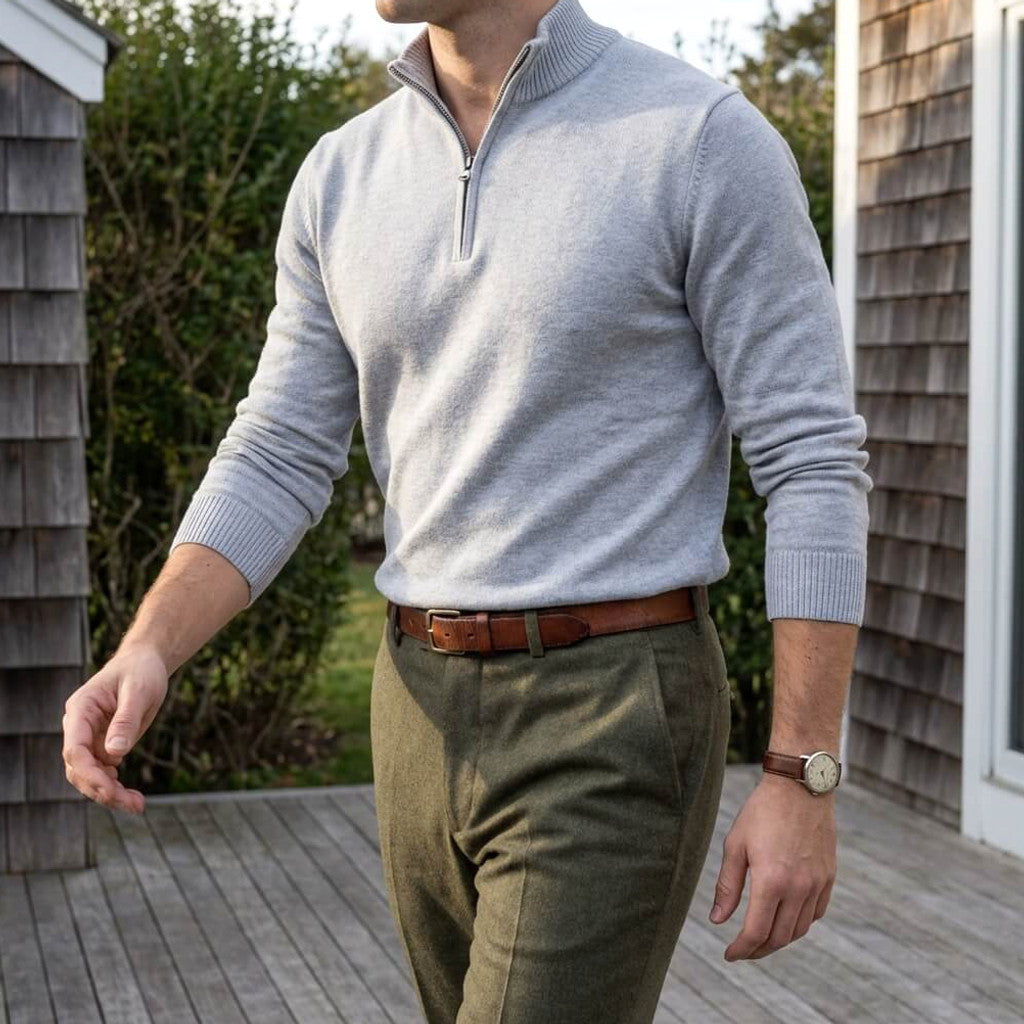 Westbrook | Half Zip Pullover Funnel Collar – Product Photo