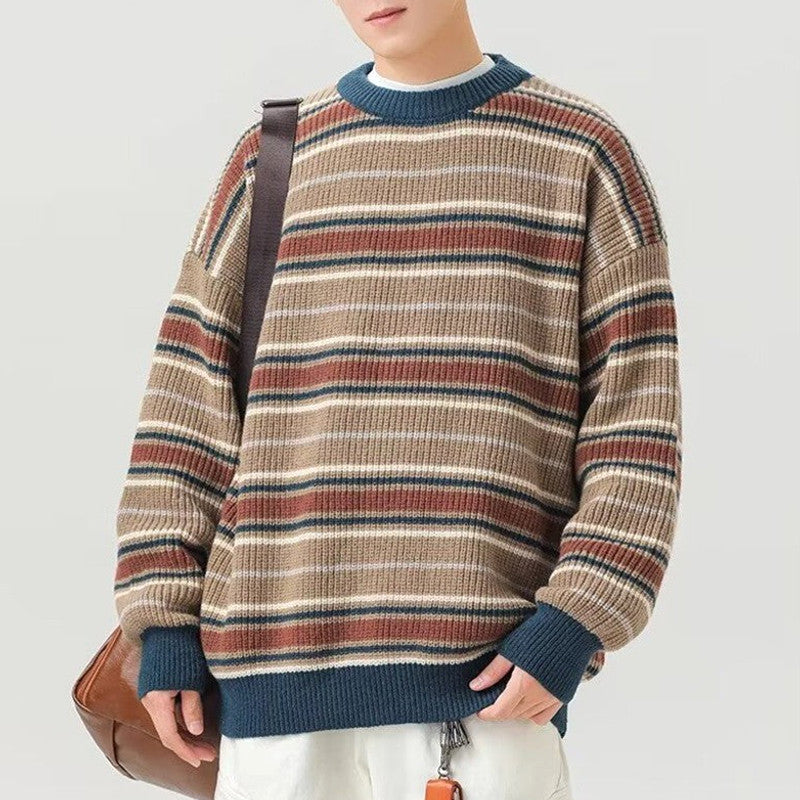 Wrenfield | Crewneck Jumper Ribbed Knit Drop Shoulder – Product Photo