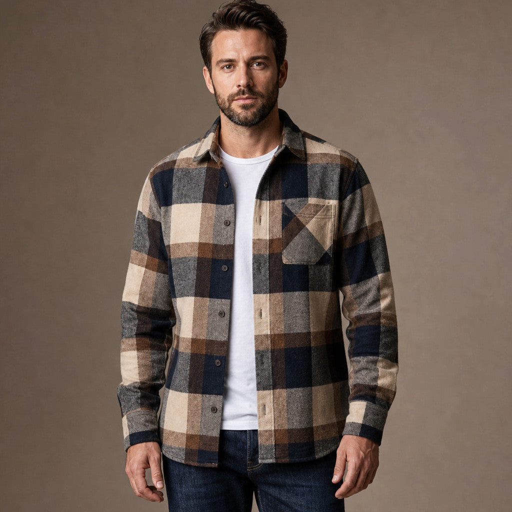 Walcott | Sleeveless Overshirt Flannel Check