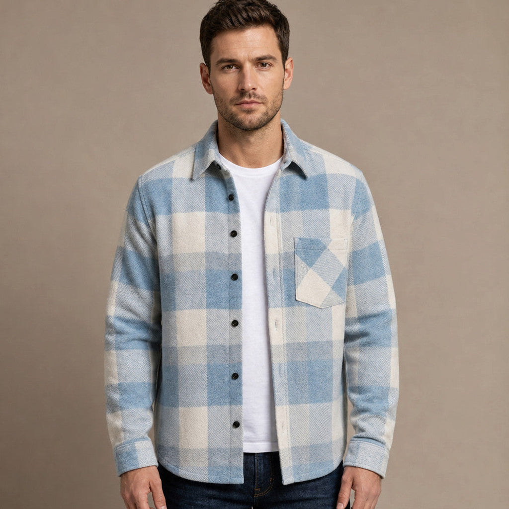 Walcott | Sleeveless Overshirt Flannel Check