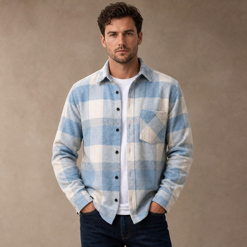 Walcott | Sleeveless Overshirt Flannel Check