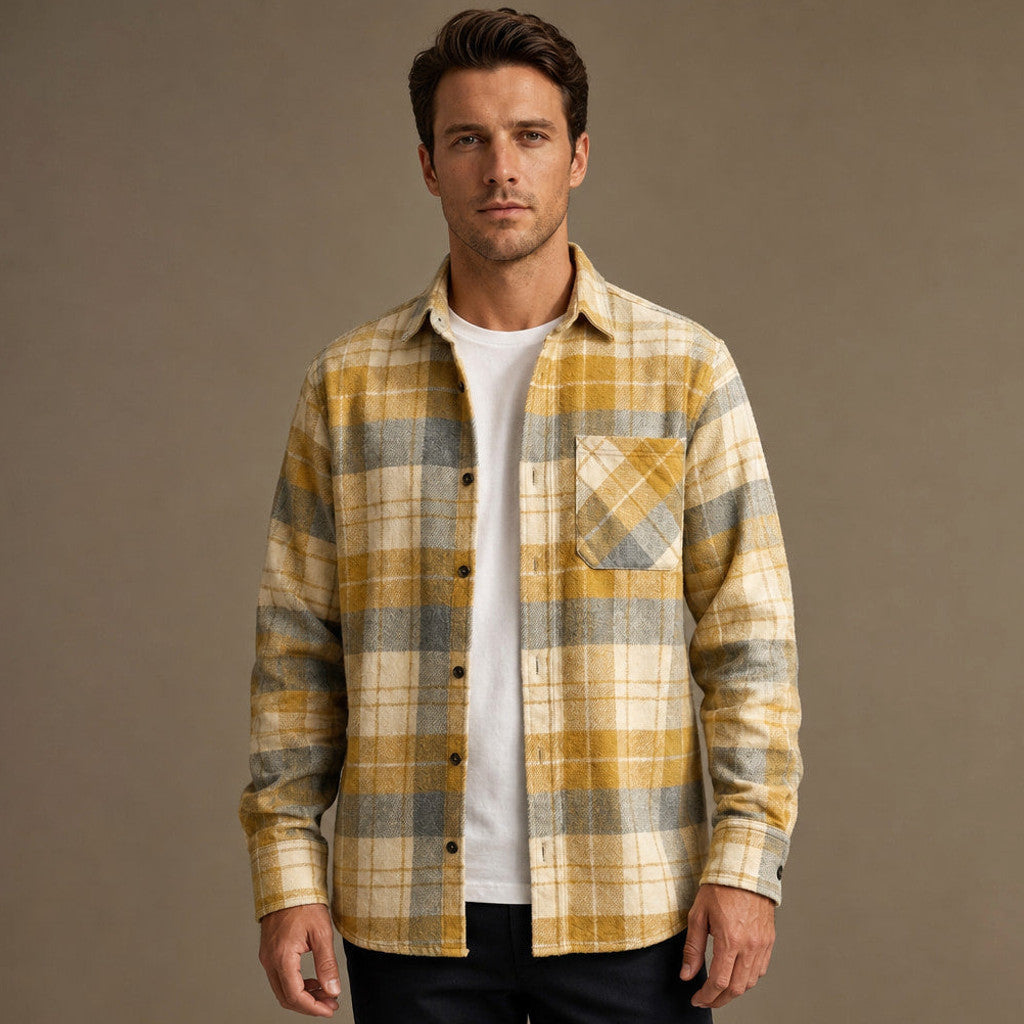 Walcott | Sleeveless Overshirt Flannel Check