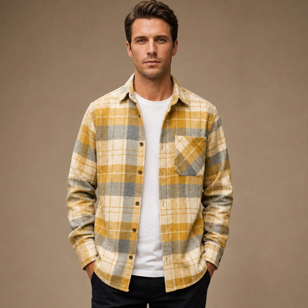 Walcott | Sleeveless Overshirt Flannel Check