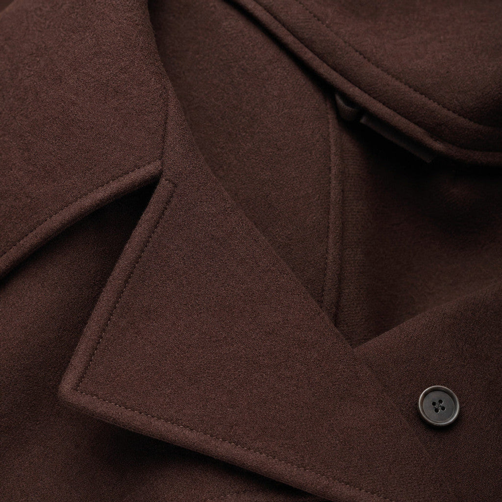 Wallace | Double Breasted Trench Coat Wool